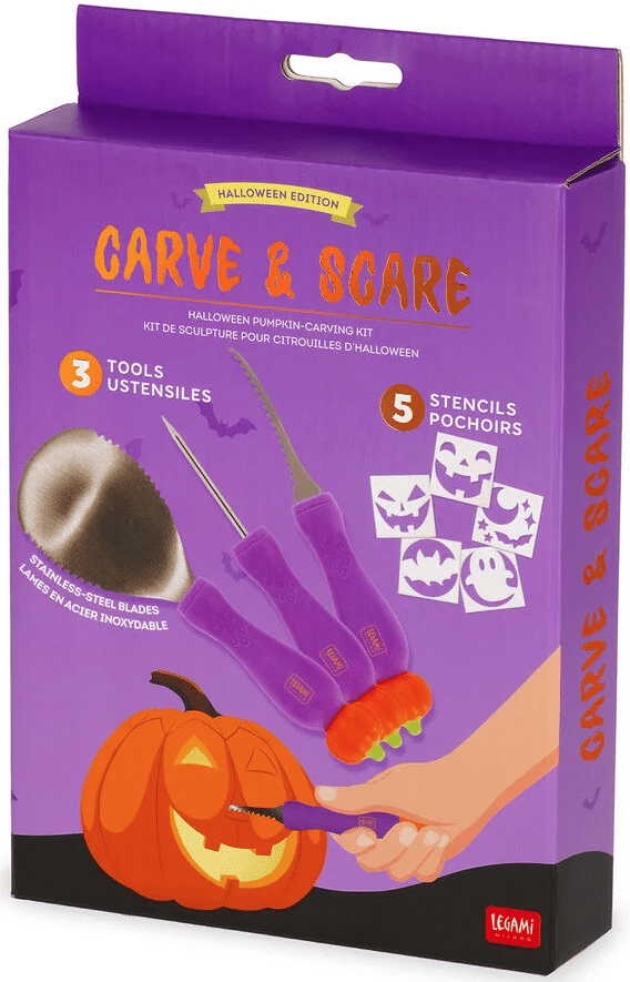 Legami Carve & scare halloween kaiverrussetti