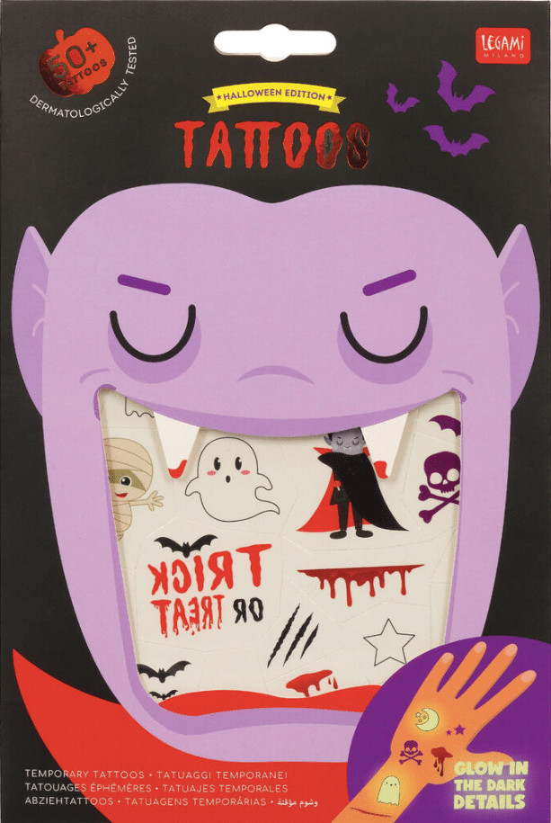Legami halloween väliaikaiset tatuoinnit
