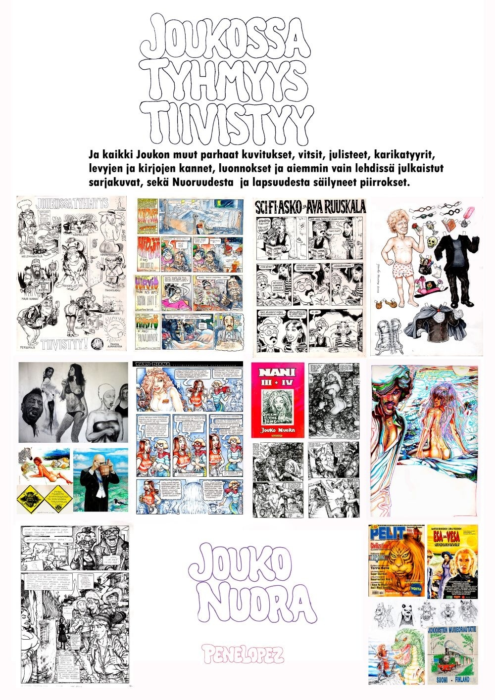 Joukossa tyhmyys tiivistyy : Joukon parhaat, vuodet 1969-2025