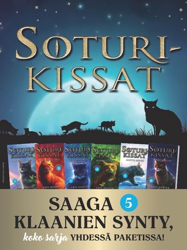 Soturikissat-pokkaripaketti 1 : Klaanien synty 1-6