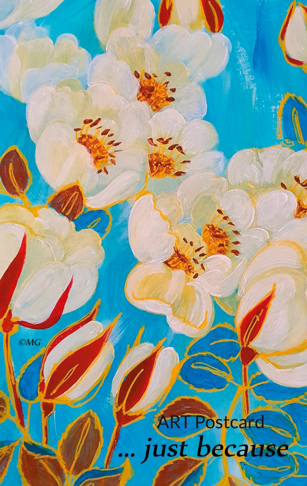 … just because (postikorttikirja) : ART Postcard