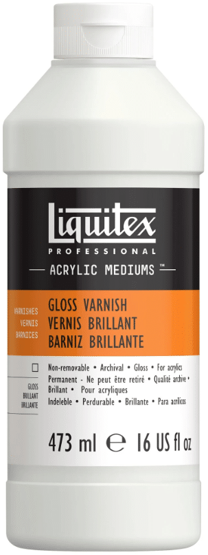 Liquitex Professional gloss varnish 473 ml, kiiltävä vernissa