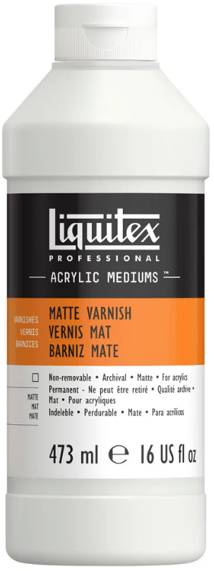 Liquitex Professional matte varnish 473 ml, matta vernissa