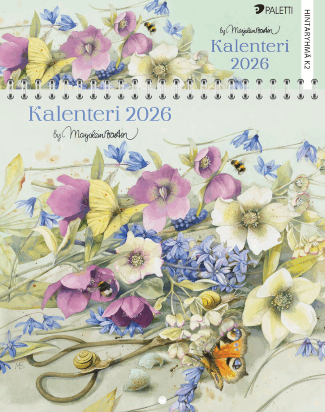 Marjolein Bastin 2026 seinäkalenteri