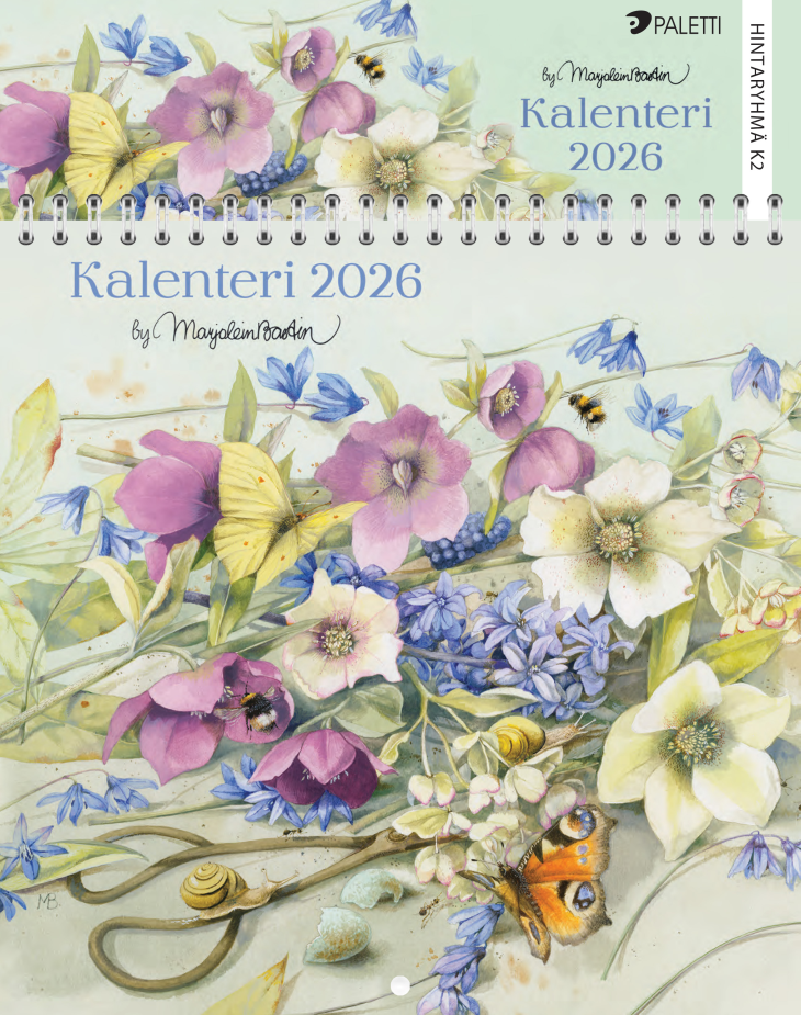 Marjolein Bastin 2026 seinäkalenteri
