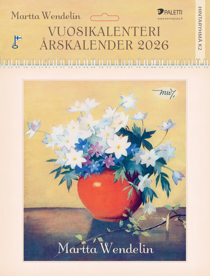 Martta Wendelin 2026 seinäkalenteri