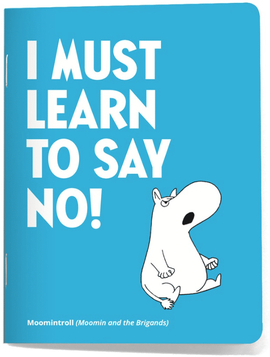 Muumi muistivihko I must learn to say no!