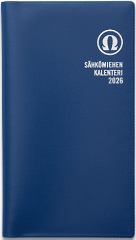 Sähkömiehen kalenteri 2026, parikierresidottu