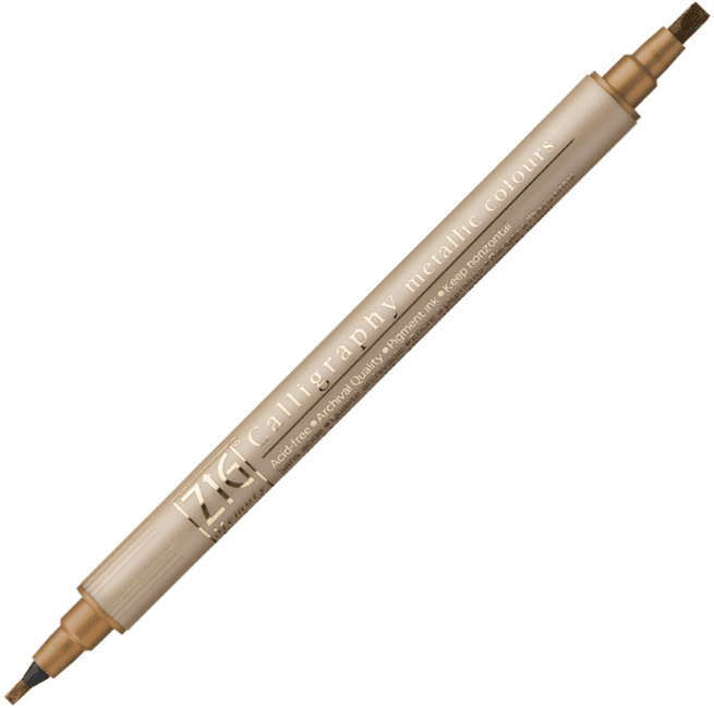 Zig Calligraphy MS-8400 kalligrafiakynä, metallic kupari