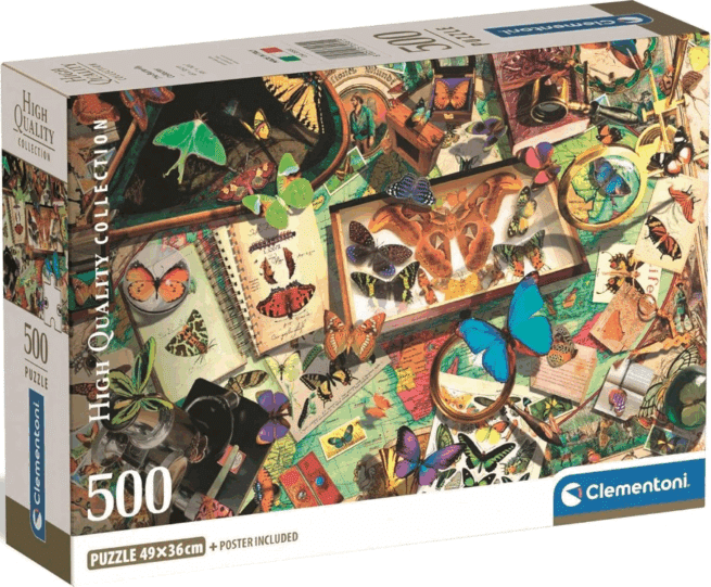 Butterfly collector palapeli, 500 palaa
