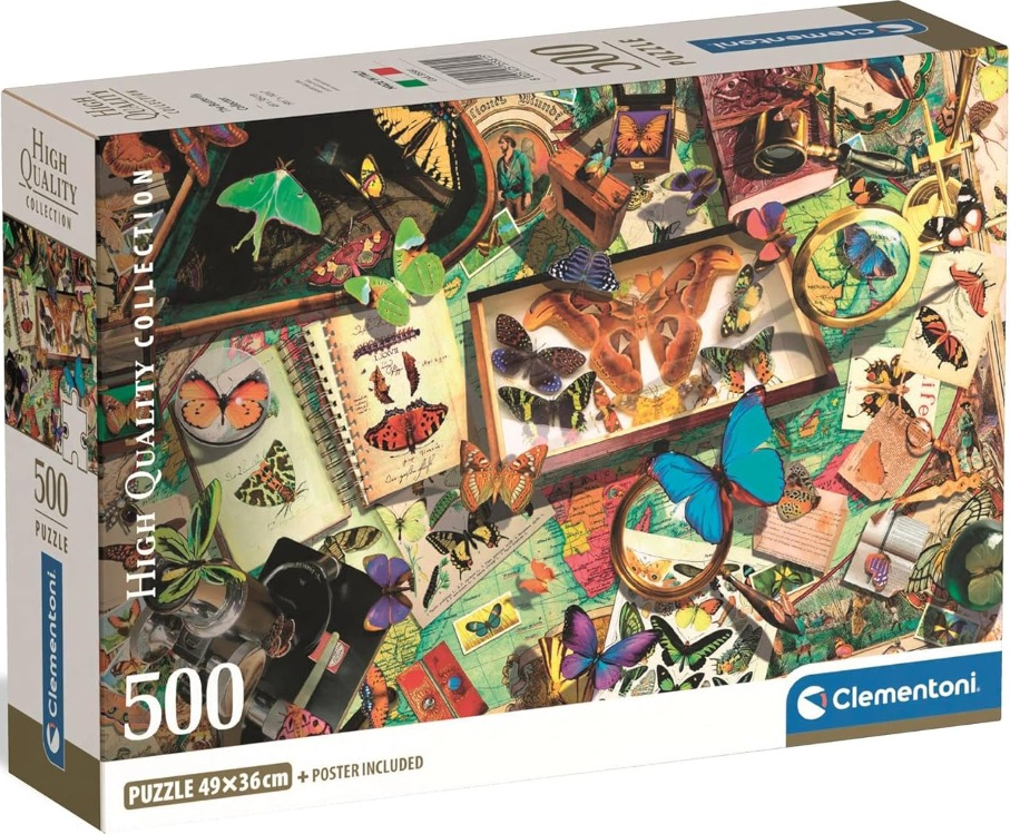 Butterfly collector palapeli, 500 palaa