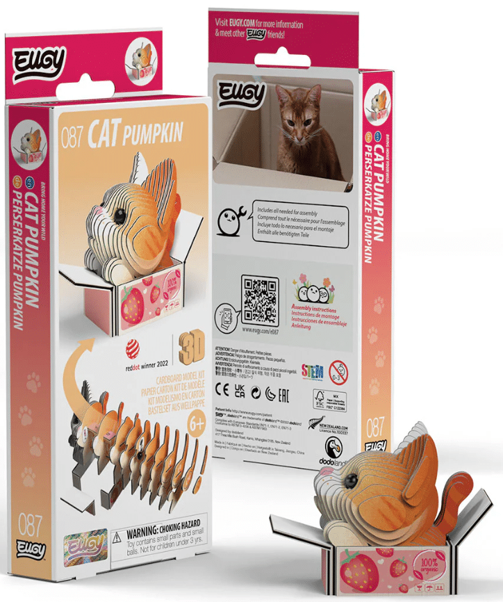 Eugy 3D puupalapeli Cat Pumpkin