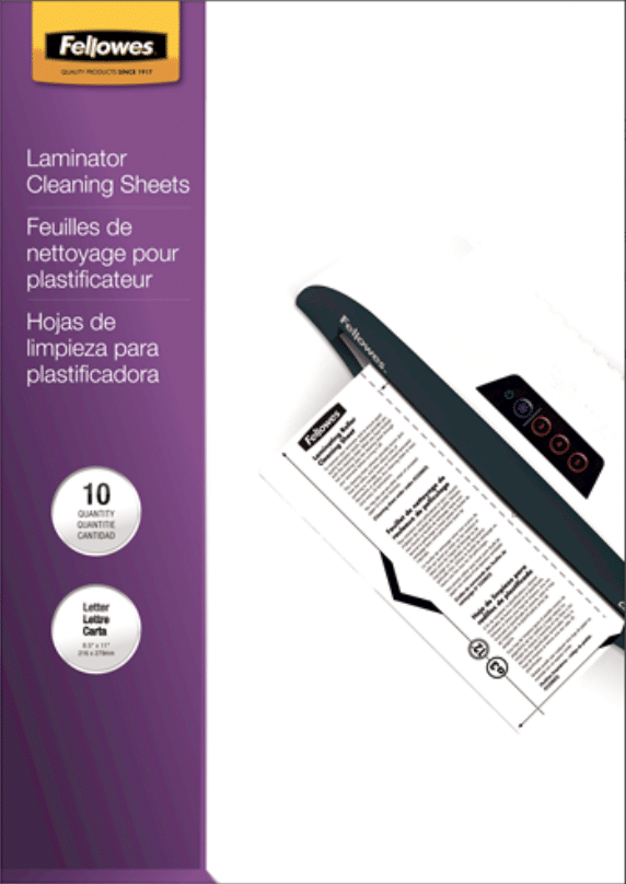 Fellowes laminointilaitteen puhdistusarkki A4, 10 kpl/pss