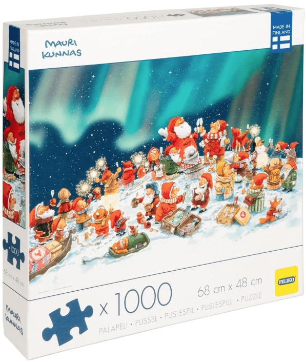 Mauri Kunnas joulupalapeli, 1000 palaa