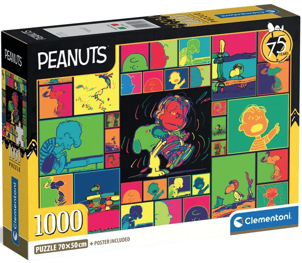 Peanuts Compact Box palapeli, 1000 palaa