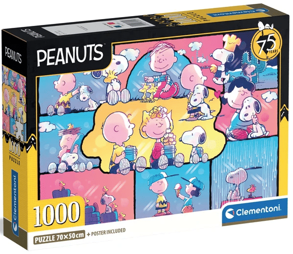 Peanuts Compact Box 2 palapeli, 1000 palaa