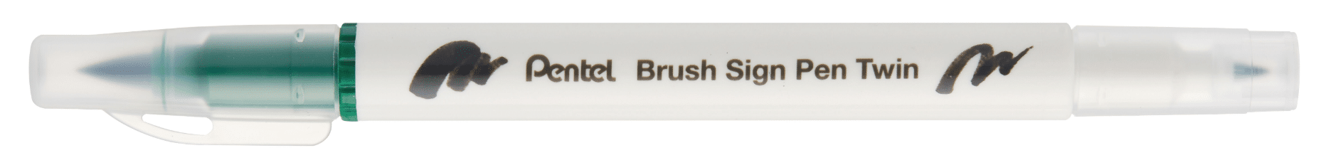Pentel Brush Sign Pen twin sivellinkynäsarja, 12 väriä - Image 5