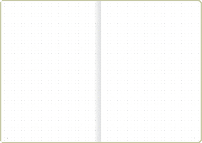 Planner Nordic colours A5 muistikirja, sammal - Image 3