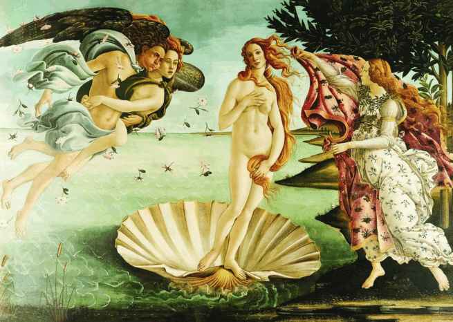 Venuksen syntymä palapeli, 1000 palaa (Sandro Botticelli) - Image 2