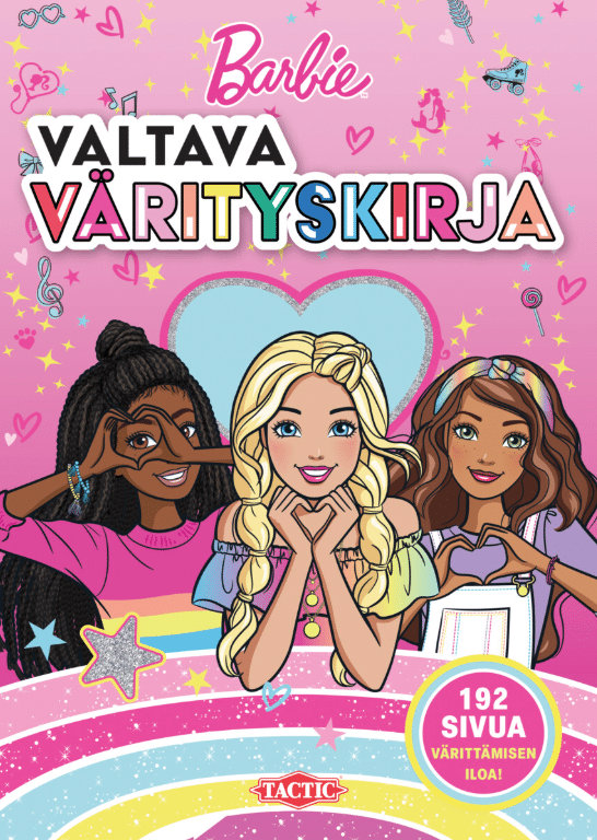 Barbie valtava värityskirja