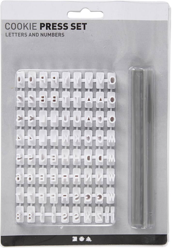 Cookie press set (leimasinsetti)