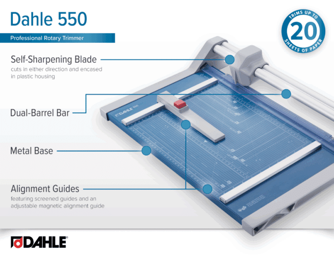 Dahle 550 rullaleikkuri - Image 4
