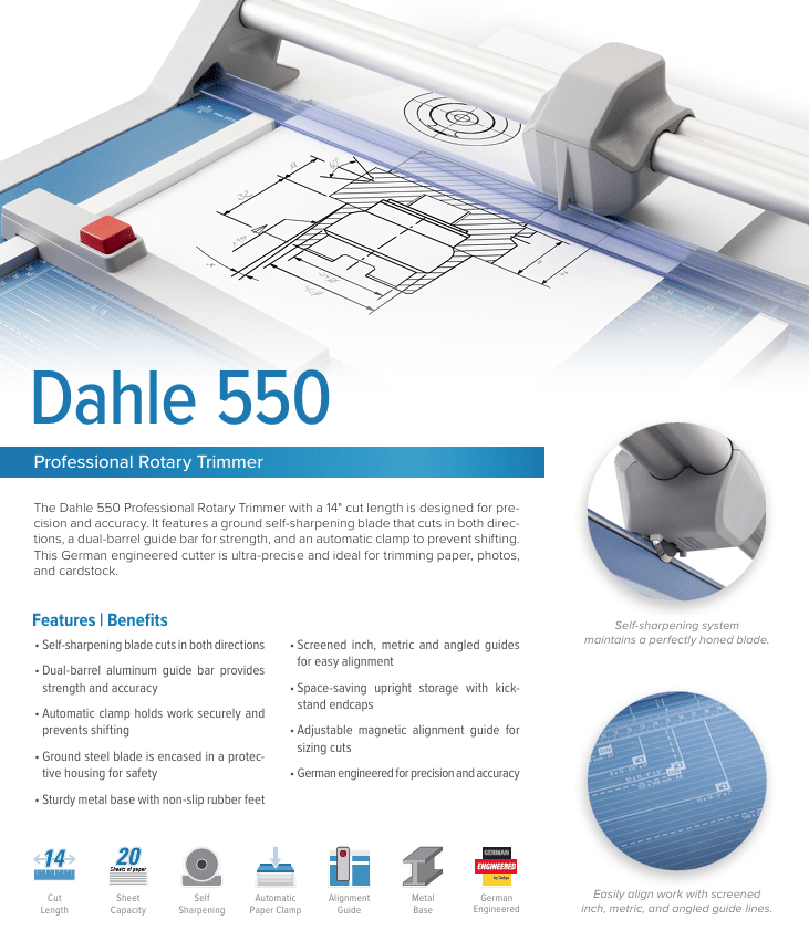 Dahle 550 rullaleikkuri - Image 5