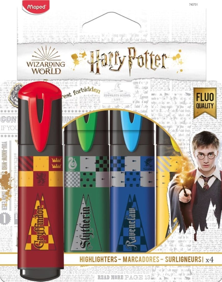 Maped Harry Potter korostuskynäsetti, 4 väriä