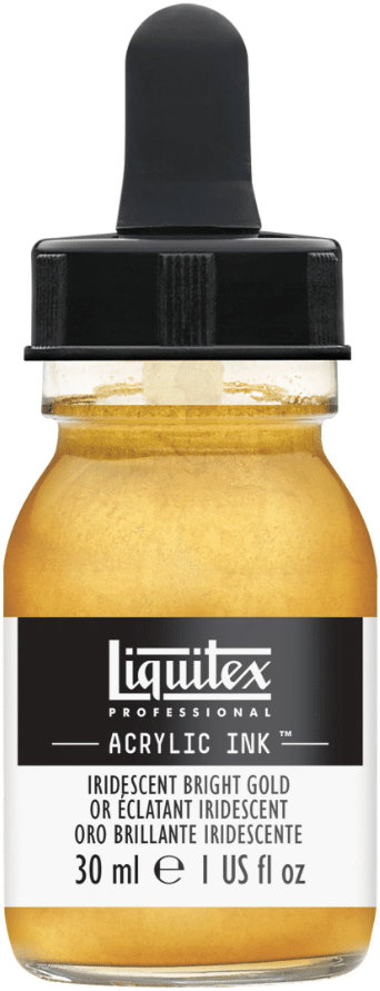 Liquitex akryylimuste 234 Iridescent bright gold, 30 ml