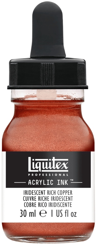 Liquitex akryylimuste 230 Iridescent rich copper, 30 ml