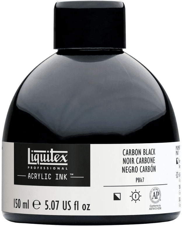 Liquitex akryylimuste 337 Carbon black, 150 ml