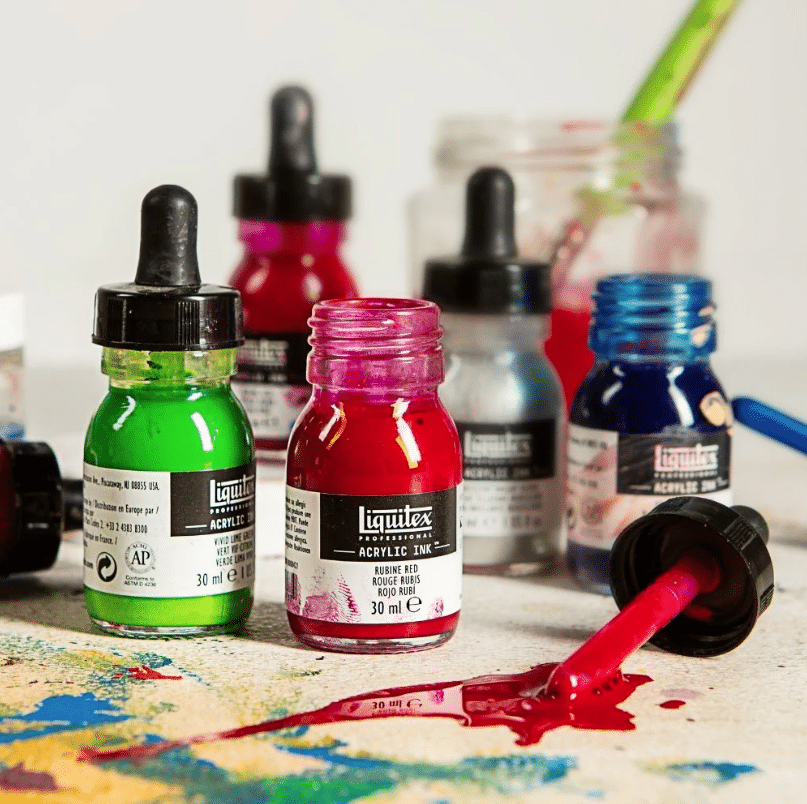 Liquitex akryylimuste 337 Carbon black, 30 ml - Image 4