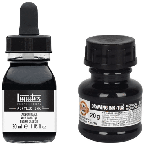 Akryyli- ja piirustusmusteet