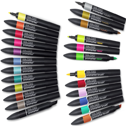 Promarker tussit ja lajitelmat