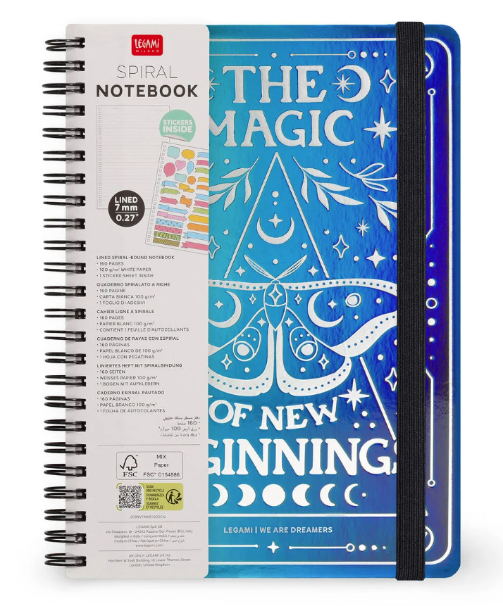 Legami A5 kierrekirja, Moth Legami A5 kierrekirja, Moth - Image 2