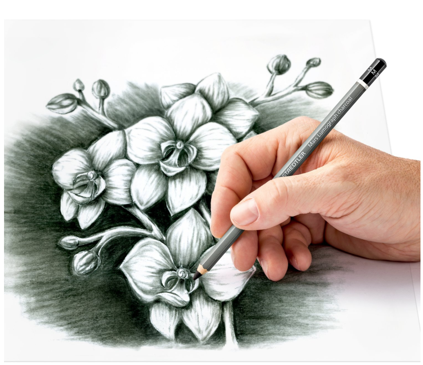 Staedtler Mars Lumograph 100C hiilykynä, 3 kpl/pkt Staedtler Mars Lumograph 100C hiilykynä, 3 kpl/pkt - Image 4