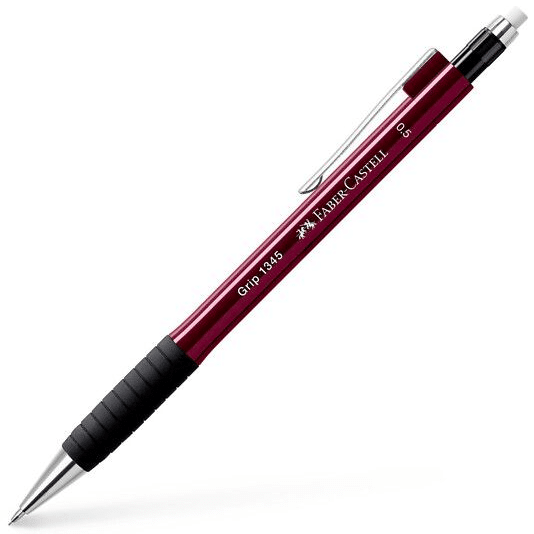 Faber-Castell Grip 1345 irtolyijykynä 0,5 mm, Wine red/viininpunainen