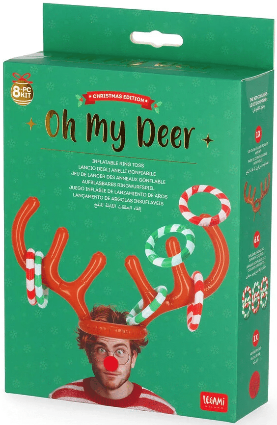 Legami Oh My Deer Inflatable Ring Toss