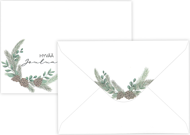 Kirjekuori C6 Havut ja kävyt 10 kpl/pss Kirjekuori C6 Havut ja kävyt 10 kpl/pss Suomen vanhin kirjakauppa - Vuodesta 1899