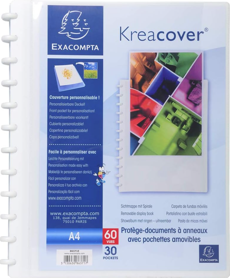 Exacompta repäisytaskukansio A4 valkoinen, 30 taskua Exacompta repäisytaskukansio A4 valkoinen, 30 taskua Suomen vanhin kirjakauppa - Vuodesta 1899