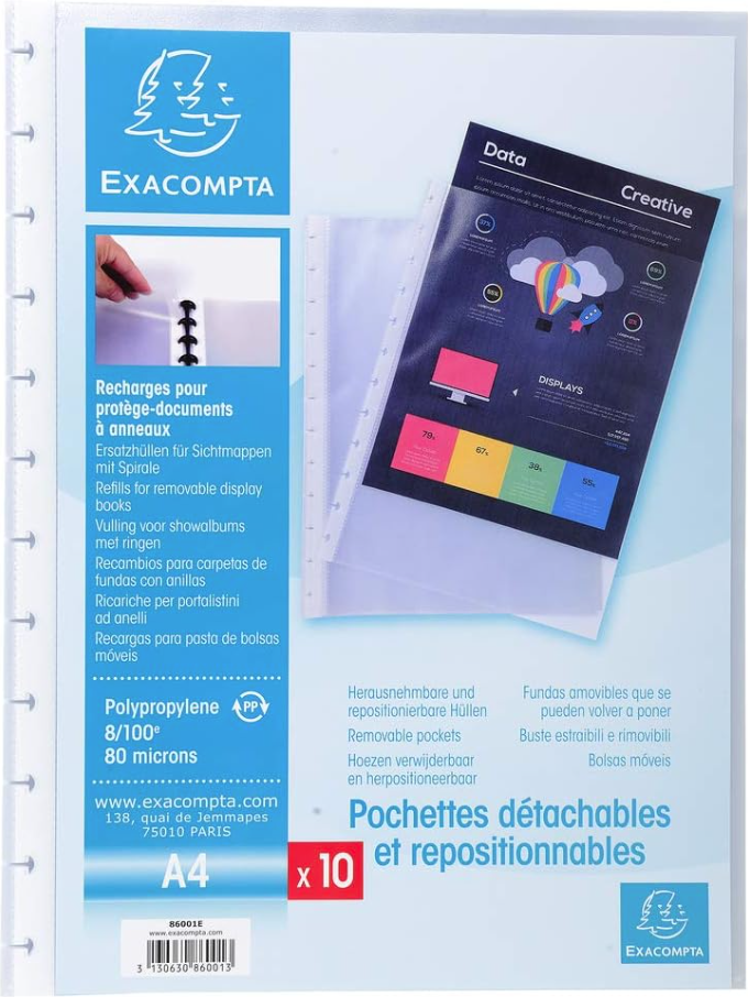Exacompta repäisykansion lisätaskut, 10 kpl/pss Exacompta repäisykansion lisätaskut, 10 kpl/pss Suomen vanhin kirjakauppa - Vuodesta 1899