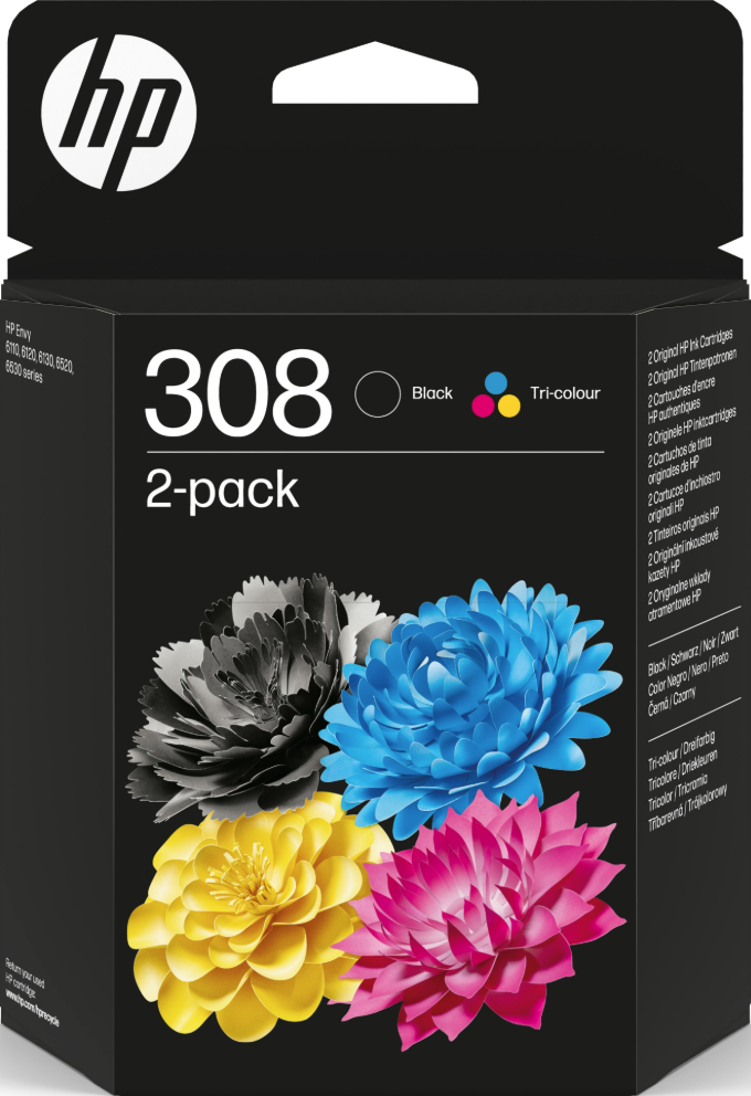 HP 308 combo pack, musta + värillinen HP 308 combo pack, musta + värillinen Suomen vanhin kirjakauppa - Vuodesta 1899