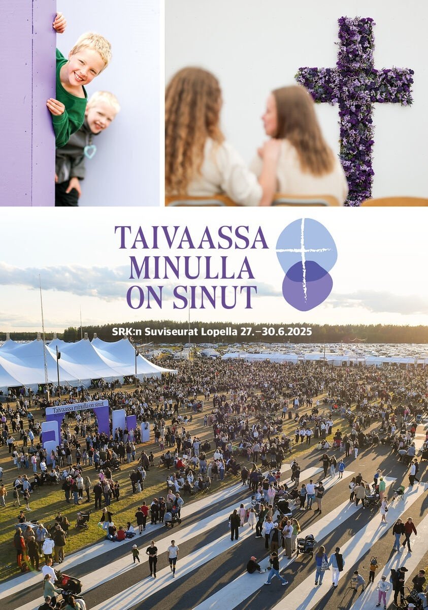 Taivaassa minulla on sinut : SRK:n suviseurat Lopella 27.–30.6.2025 Taivaassa minulla on sinut : SRK:n suviseurat Lopella 27.–30.6.2025 Suomen vanhin kirjakauppa - Vuodesta 1899