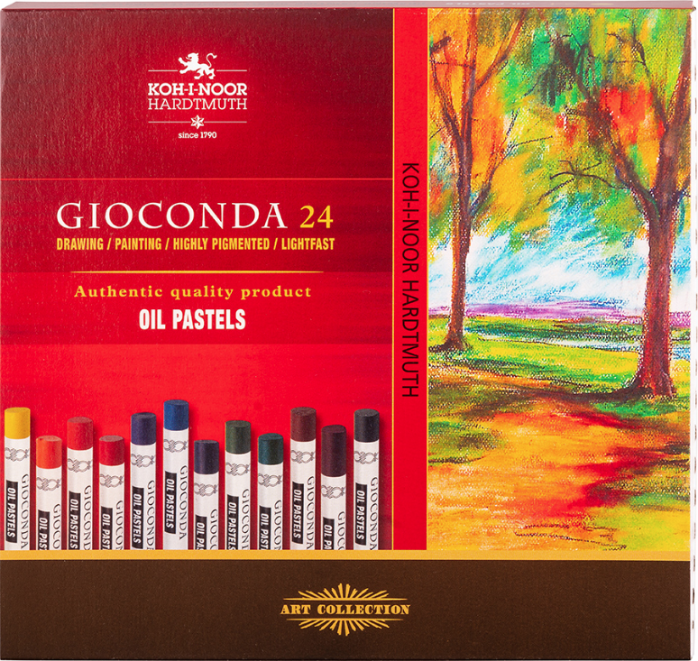 Koh-i-Noor Gioconda Artist öljypastelliliitu, 24 väriä Koh-i-Noor Gioconda Artist öljypastelliliitu, 24 väriä Suomen vanhin kirjakauppa - Vuodesta 1899