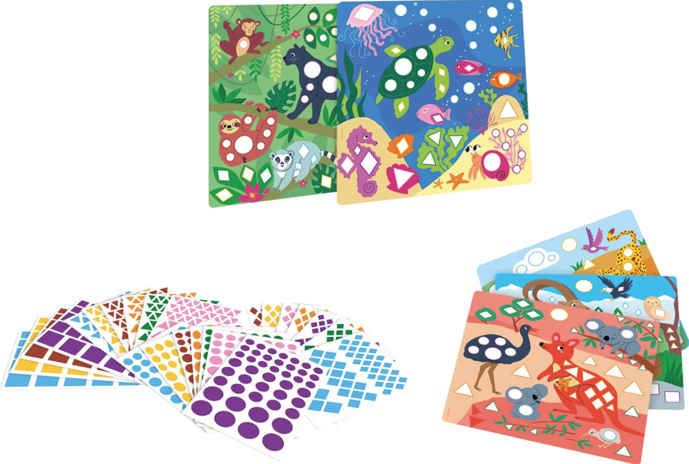 Maped eläimet tarra-askartelusarja, 1200 tarraa Maped eläimet tarra-askartelusarja, 1200 tarraa - Image 3