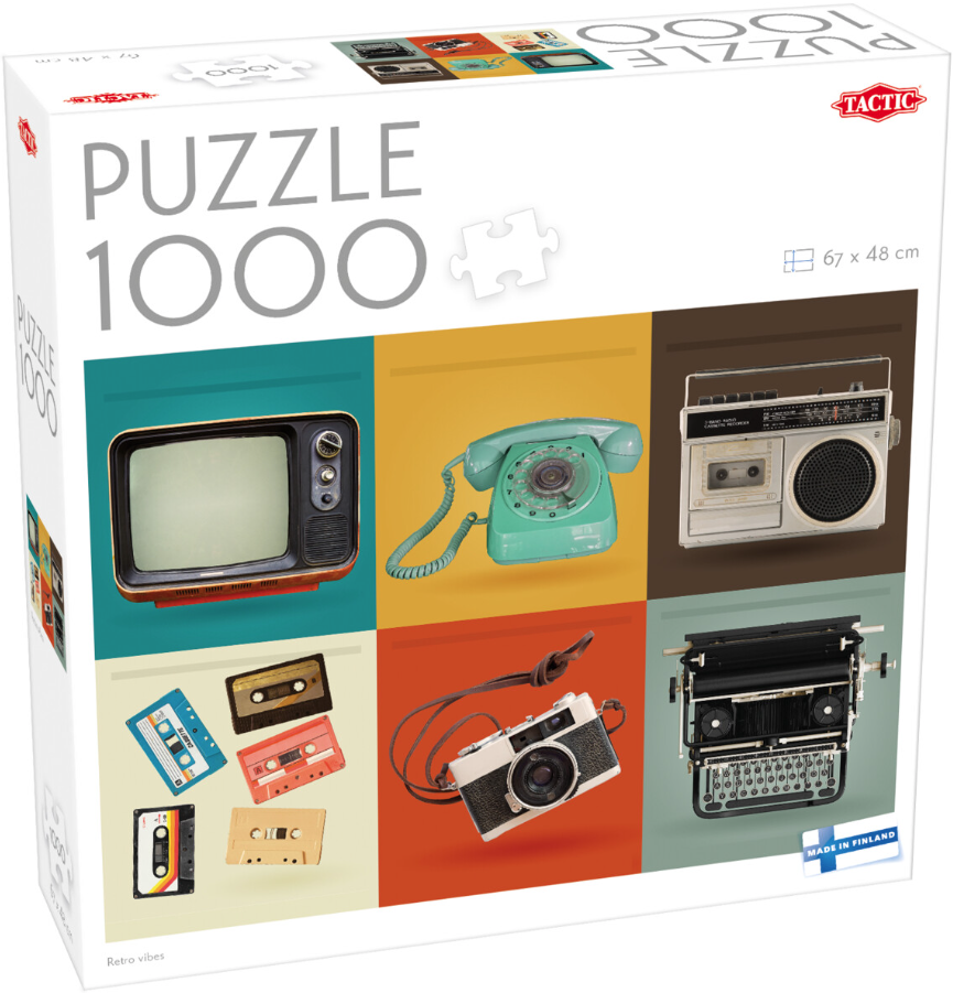 Retro Vibes palapeli, 1000 palaa Retro Vibes palapeli, 1000 palaa Suomen vanhin kirjakauppa - Vuodesta 1899