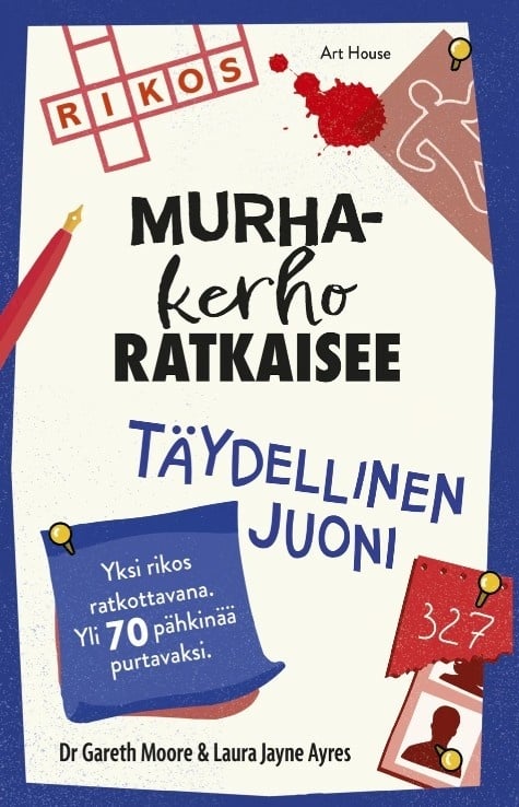 Murhakerho ratkaisee – Täydellinen juoni (täytettävä) Murhakerho ratkaisee – Täydellinen juoni (täytettävä) Suomen vanhin kirjakauppa - Vuodesta 1899