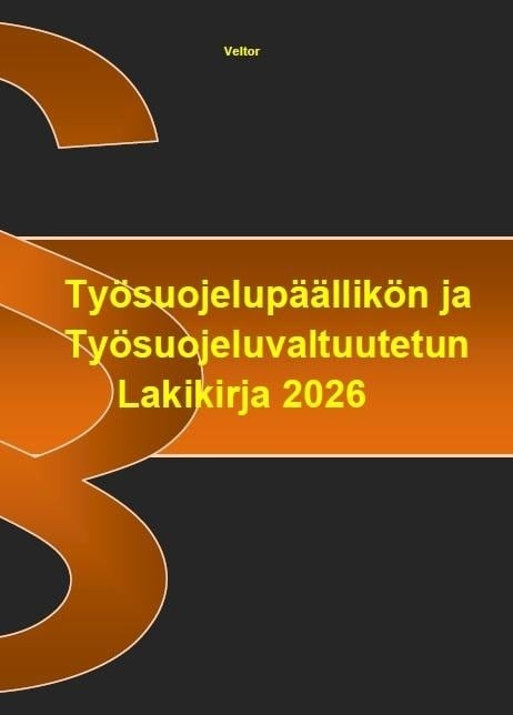 Työsuojelupäällikön ja työsuojeluvaltuutetun lakikirja 2026 Työsuojelupäällikön ja työsuojeluvaltuutetun lakikirja 2026 Suomen vanhin kirjakauppa - Vuodesta 1899