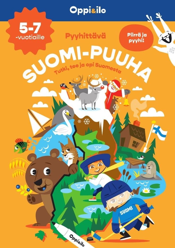Pyyhittävä Suomi-puuha 5-7 v Pyyhittävä Suomi-puuha 5-7 v Suomen vanhin kirjakauppa - Vuodesta 1899