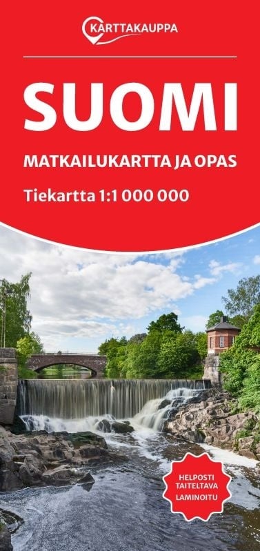 Suomi matkailukartta ja opas 1:1 000 000 (taitettu kartta) Suomi matkailukartta ja opas 1:1 000 000 (taitettu kartta) Suomen vanhin kirjakauppa - Vuodesta 1899
